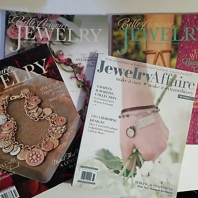 Belle Armoire Jewelry & Jewelry Affaire Magazine Lot Of 4 Stampington 2014 16 18 • $36