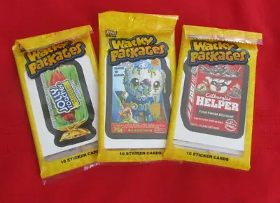 Wacky Packages Ans12 3 Sealed Unopened Packs In Excellent Condition • $20.95