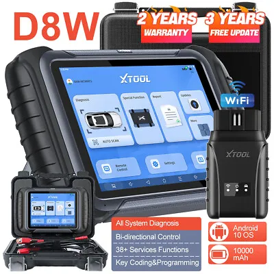 2024 XTOOL D8W Auto Diagnostic Scanner Bi-directional Key Coding Tool WIFI VCI • $749.25