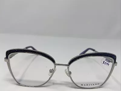 Marciano Eyeglasses Frame Gm0344 010 52-16-135 Silver/purple Full Rim P903 • $53.75