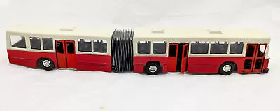 Volvo B10M Ledbuss Red & White 1:50 Scale Corridor Double Articulated Bus • $50