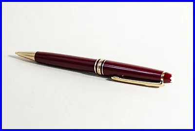 MASTERPIECE Rotary Pencil WINE RED GOLD 165 MONTBLANC For 0.7mm Refills • £299.50