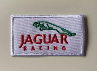 8.5 X 5 Cm Motorsports Car Racing Patch Sew / Iron On Badge Jaguar Racing • £2.29