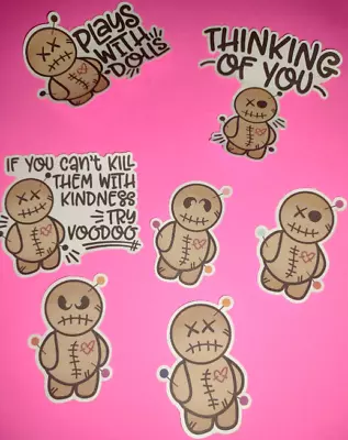 Voodoo Doll Stickers • $1