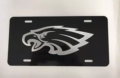 Philadelphia Eagles LOGO Car Tag Diamond Etched On Aluminum License Plate • $18.95