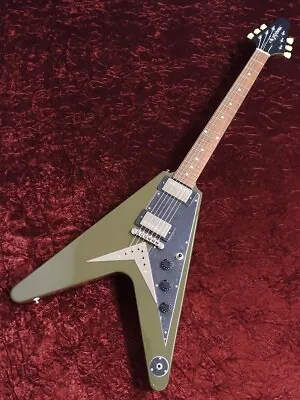 Epiphone By Gibson Flying V Olive Drab Green Electric Guitar W/gig Bag Brand New • $549.99