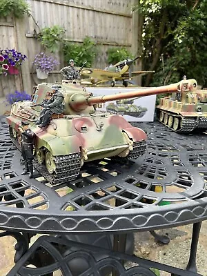 Tamiya 1/16 RC King Tiger Tank Ardennes With Rider + Coms Full Option Sounds • £550