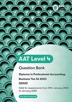 AAT Business Tax 9781035506972 BPP Learning Media - Free Tracked Delivery • £19.13