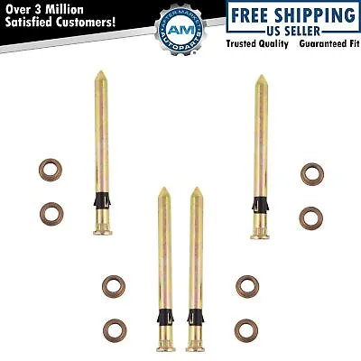 12 Piece Door Hinge Pin & Bushing Kit Upper & Lower LH Or RH Side For Chevy GMC • $25.29