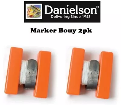 Danielson Flourescent Red Marker Bouy 2pk MBFR • $17.99