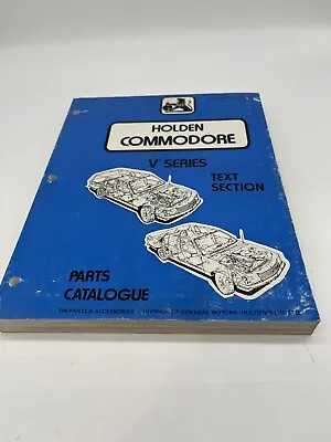 Clean Holden Commodore V Series Parts Catalogue Manual  • $124.99