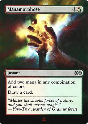 Magic Painted Mtg Altered Art MANAMORPHOSE #4 Double Masters Free S&H USA • $15