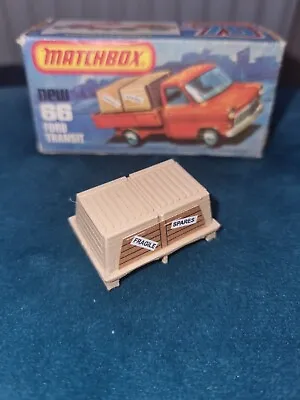 NEW !!!!!!!! Matchbox Superfast No. 66 Ford Transit Repro Crate  • £5.50