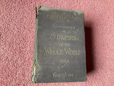 £1 • Buy 1928 STANLEY GIBBONS ‘ STAMPS Of The WHOLE WORLD ‘ Priced Catalogue.