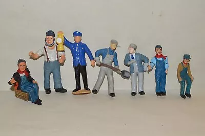 G Scale Assorted People Figures Train Crew Railroad Lot Set • $3