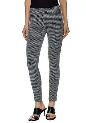 Theory Adbelle Claymont Leggings $198 S/small Houndstooth Black/white GUC PANTS • $50