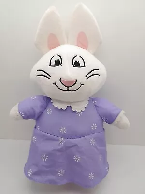 Max & Ruby Aurora World Ruby Plush 14” Purple Dress Bunny Rabbit Stuffed Animal • $14.95