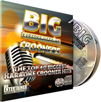 Crooners Karaoke. Mr Entertainer Big Hits Double CD+G/CDG Disc Set. Swing • £12.95