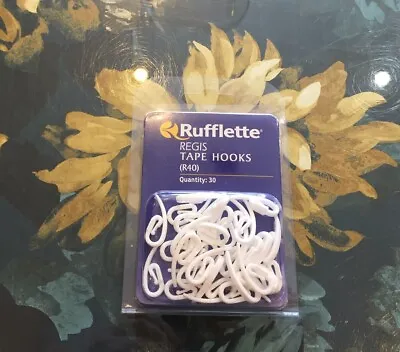 £2.95 • Buy Rufflette Regis R40 Tape Hooks - Pack Of 30