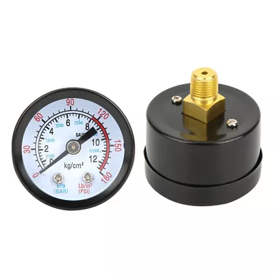 Air Compressor Pressure Gauge Y40 Iron Shell Instrument Pressure Meter CAR • $12.53