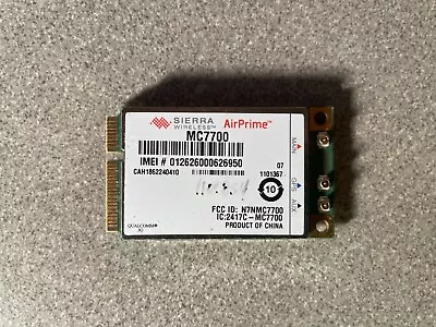 Sierra AirPrime MC7700 100Mbps HSPA+ 4G LTE 700MHz WWAN Module Card+GPS • $15