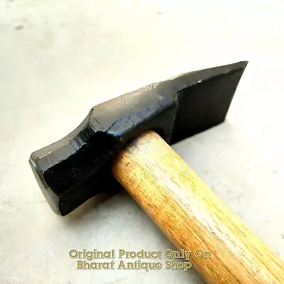 Antique Mason Stonecutter Hammer Masonry Tools Vintage Blacksmith Forged • $15.30