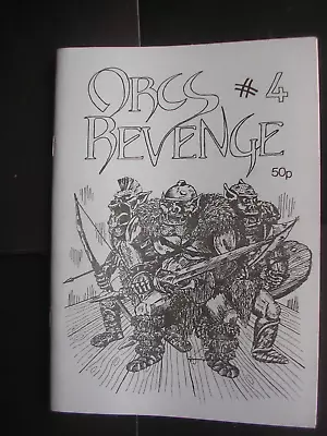 ORC'S REVENGE Issue No. 4    Dungeons & Dragons AD&D RPG MERP   UK Games Fanzine • £34.99