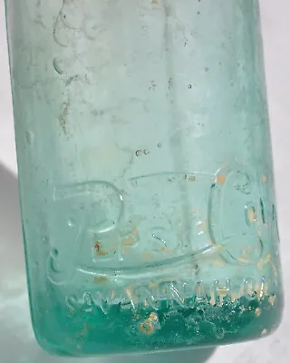 $84.50 • Buy Antique PEPSI-COLA SAVANNAH GA GEORGIA Glass Soda Pop Bottle Old Vintage
