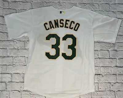 New!! Jose Canseco Oakland Athletics A's WHITE Home Baseball Jersey Men's XL • $45