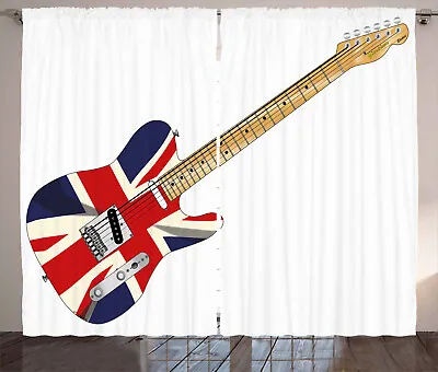 Union Jack Curtains Electric Guitar Flag • £39.99