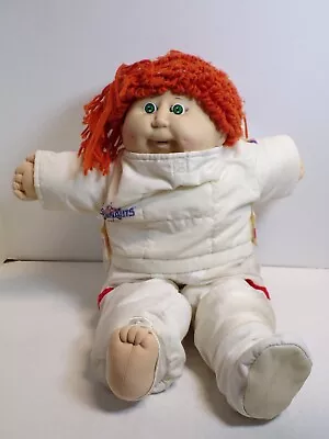 Cabbage Patch Kids Doll CPK Young Astronauts Suit Green Eyes Red Hair 030724JET • $25.98