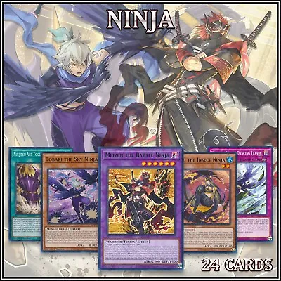 NINJA 24 DECK | Baku Kagero Meizen Mitsu Ninjitsu Notebook DABL MP23 YuGiOh • $6