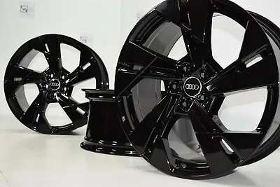 20  Audi E-Tron S4 A4 Q5 Black Factory OEM Wheels Rims 2018 2019 2020 2021 95016 • $1695