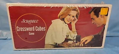 Vintage 1968 Scrabble Crossword Cubes Game New Sealed. • $16