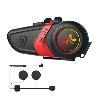 Wireless Bluetooth Stereo Motorcycle Helmet Headset Speaker Headphone Hands-Free • $35