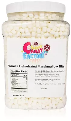 Vanilla Mini Dehydrated Marshmallow Bits In Jar 8 Oz 8 Ounce (Pack Of 1) • $20.99