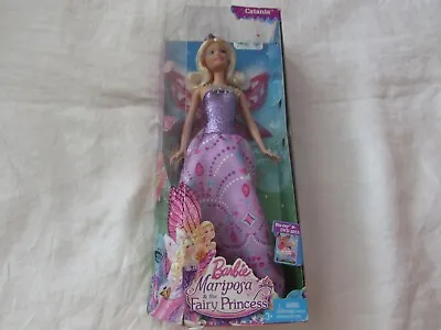Barbie Mariposa & The Fairy Princess Wings Catania NRFB Mattel Toy 2012 Y6404 • $40