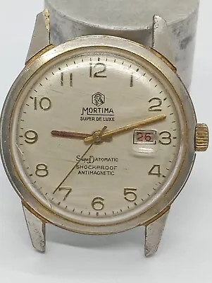 VINTAGE France Mortima Super De Luxe Super Datomatic Cal. Cattin C2 From 1965  • $44.99