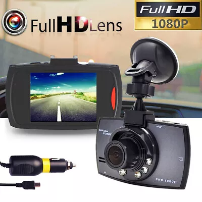 1080P Dual Lens Car DVR Front And Rear Camera Video Dash Cam Recorder  170° • £12.89