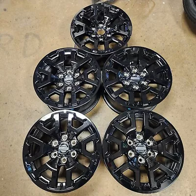 (5) 17  Ford Bronco Raptor F150 Oem Factory Stock Wheels Rims Black 6x135 • $1295