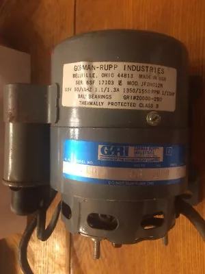 $65 • Buy Used GRI Pump Pumping Motor Fasco 20502 -101