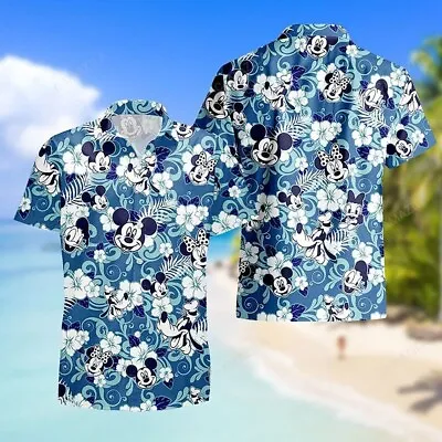 Disney Pirates Of Caribbean Hawaiian Shirt Mickey And Friends Shirt • $22.99