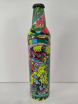 Mountain Dew Green Label Art  Just Like Snowflakes  16oz Full Bottle • $9