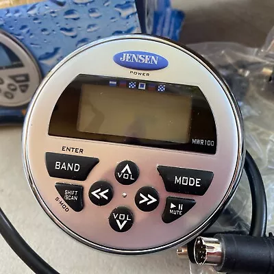 Jensen MWR100 Wired Remote Waterproof Satellite Ready Stereo Marine Boat - Parts • $30