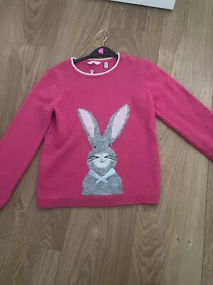 Joules Girls Rabbit Jumper Size 9-10 Years • £8