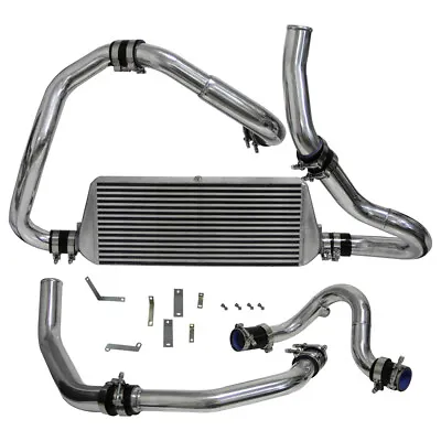 FMIC Turbo Intercooler Kit For Subaru WRX STI Impreza GDA GDB 2.0L 00-05 Black  • $400.90