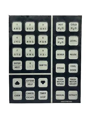 Pellerin Milnor 08ND5X6WE / 89502 08ND5X6DR Keypad Switch Panel SCMC 35-1047A502 • $270.75