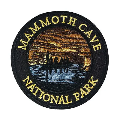 Mammoth Cave National Park Patch Embroidered  Iron-On Applique Travel Souvenir • $5.50