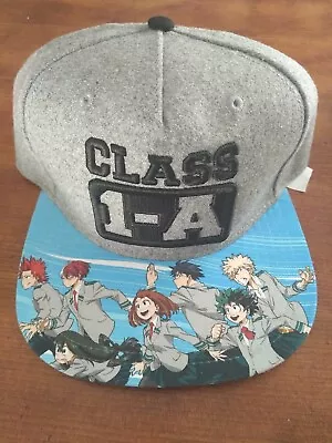My Hero Academia Class 1-A Logo Anime Adjustable Snapback Hat Cap Adult  • $35.99
