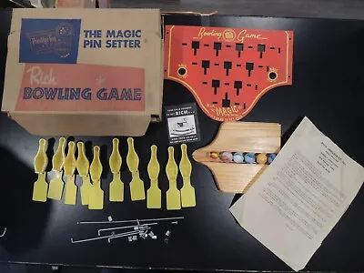 $69.97 • Buy Rich Industries Tupelo Miss Prestige Toy 1955 The Magic Pin Setter Bowling Game 